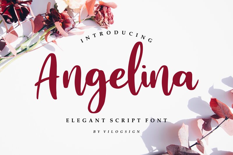 Angelina Schriftart