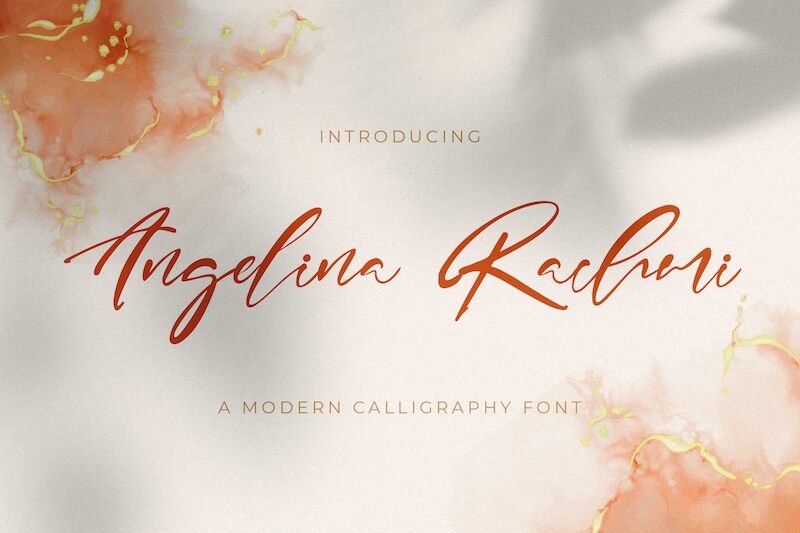 ANGELINA RACHMI Font