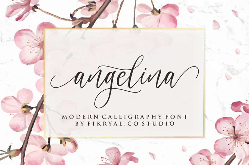 angelina Czcionka