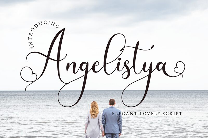 Angelistya Schriftart