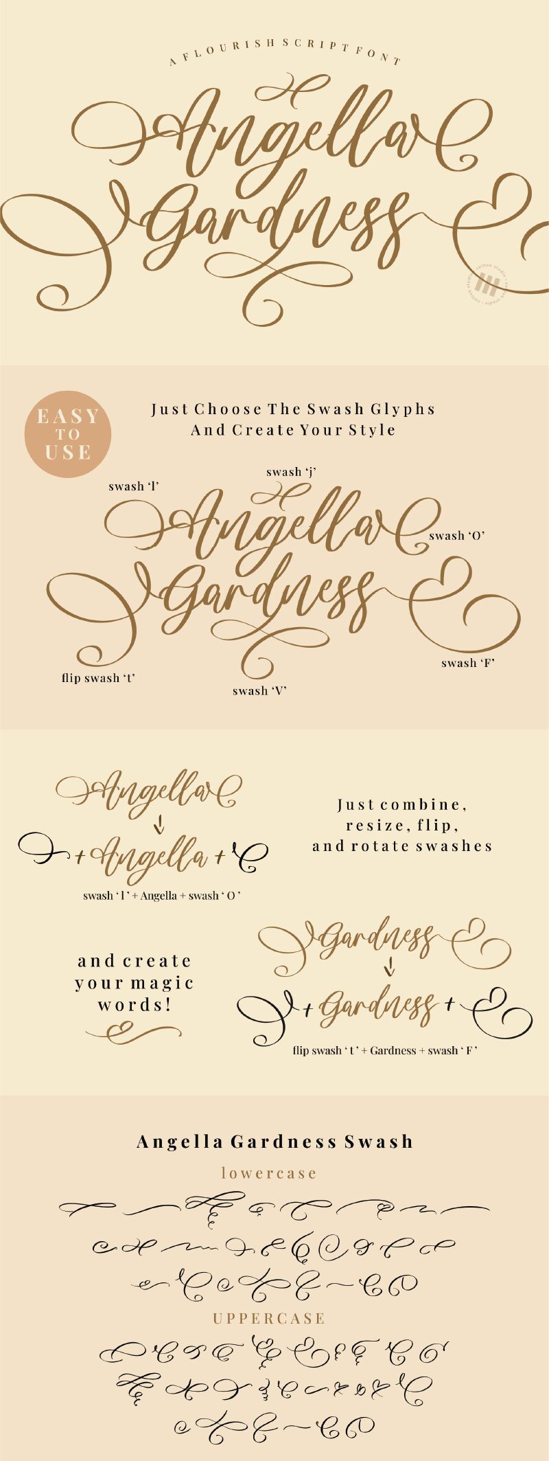 Angella Gardness フォント