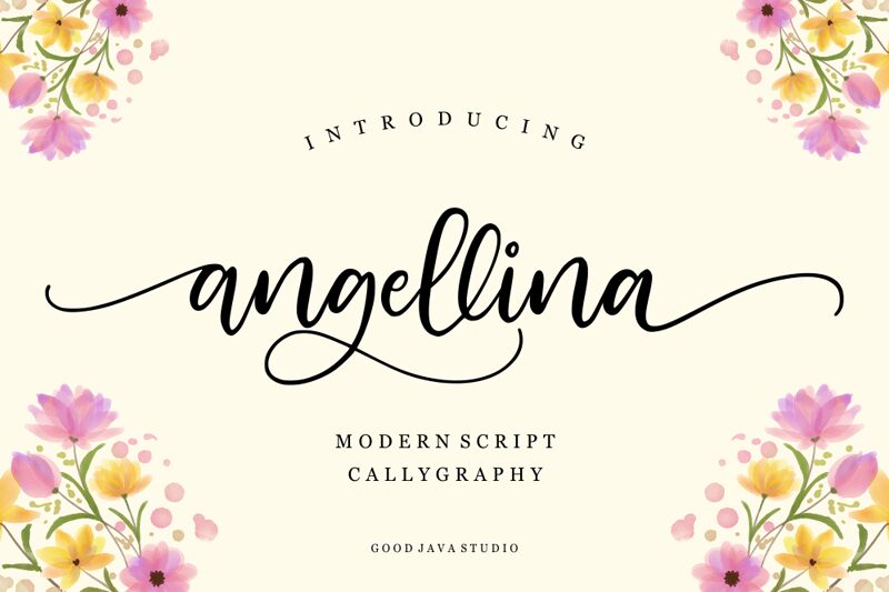 Angellina Schriftart