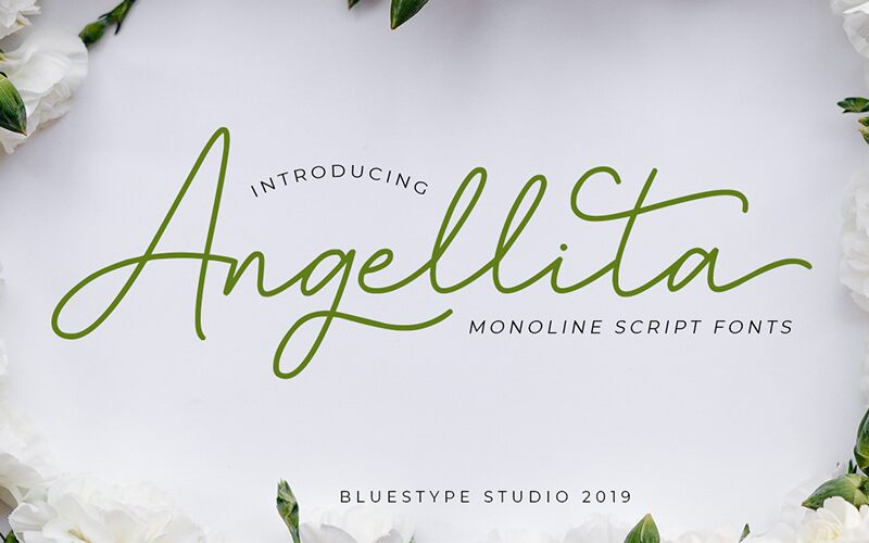 Angellita Schriftart