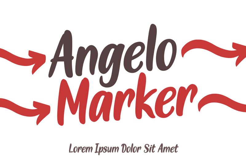 Angelo Marker — Prezentacja czcionki