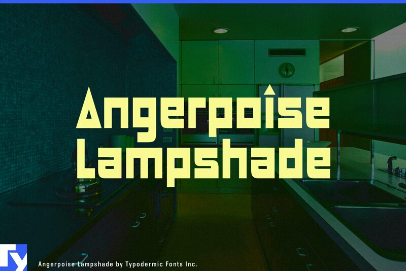 Angerpoise Lampshade Czcionka