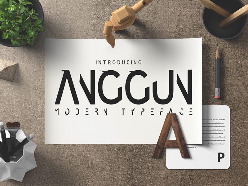 Anggun Sans Czcionka