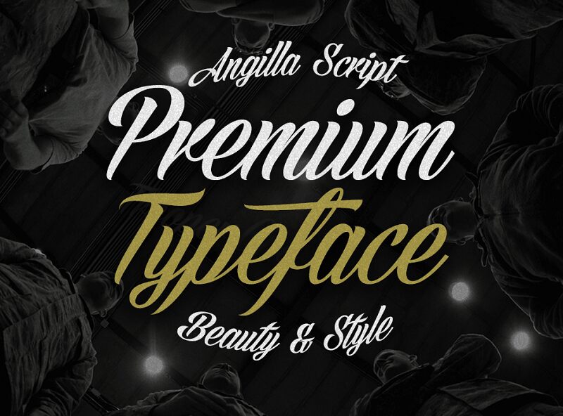 Angilla Script Schriftart