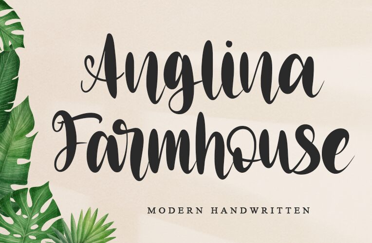 Anglina Farmhouse Schriftart