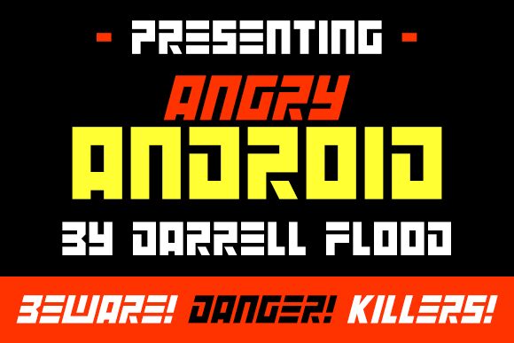 Angry Android フォント