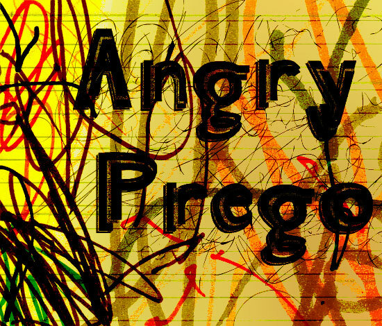 Angry Prego Schriftart