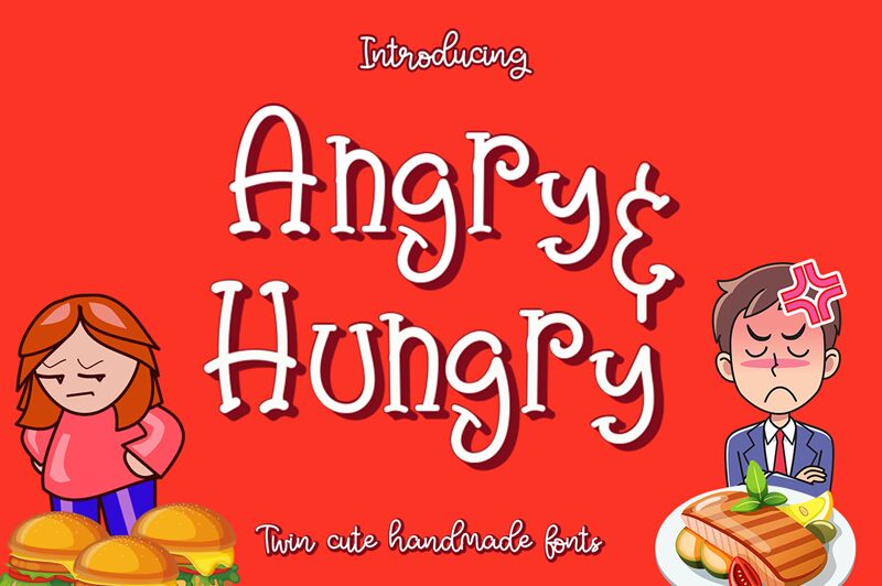 Angry&Hungry フォント