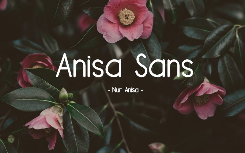 Anisa Sans Schriftart