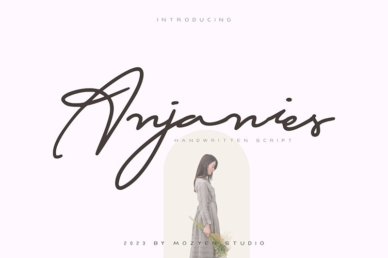 Anjanies — Font presentation