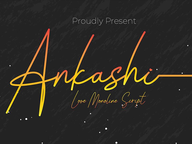Ankashi Schriftart