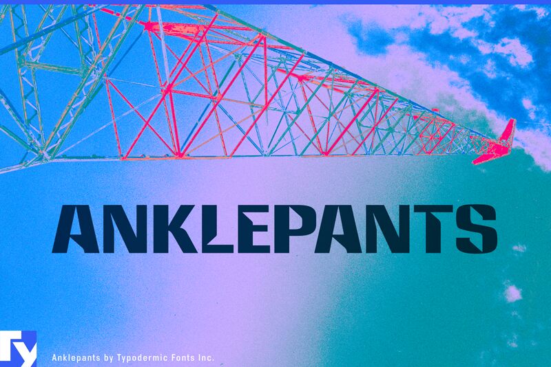 Anklepants Schriftart