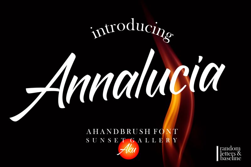 Annalucia フォント