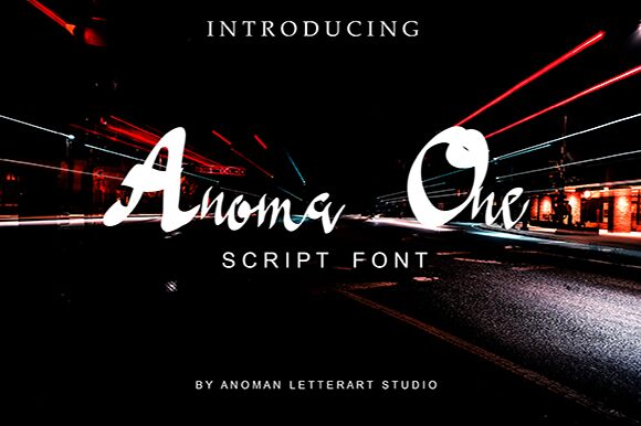 Anoma One フォント