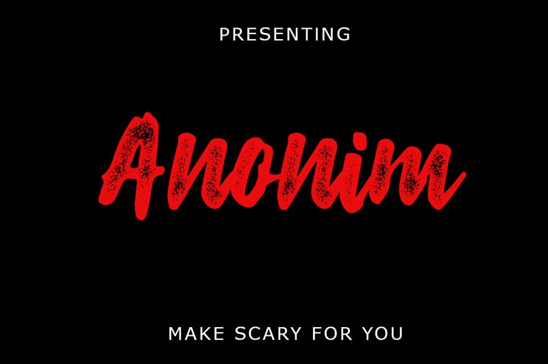 Anonim Schriftart