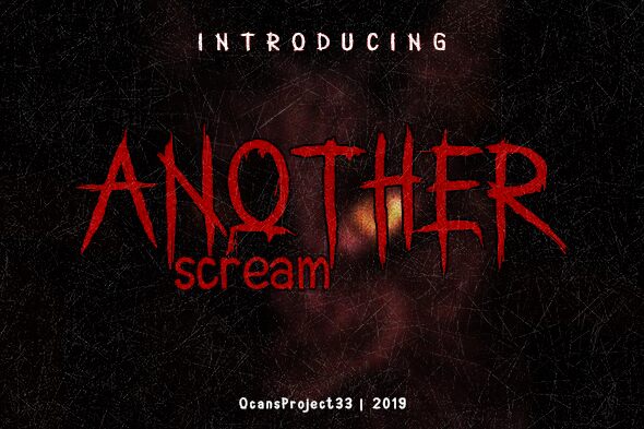 AnotherScream Schriftart