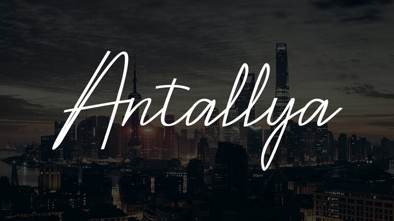 Antallya フォント
