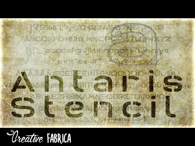 Antaris_CF Schriftart