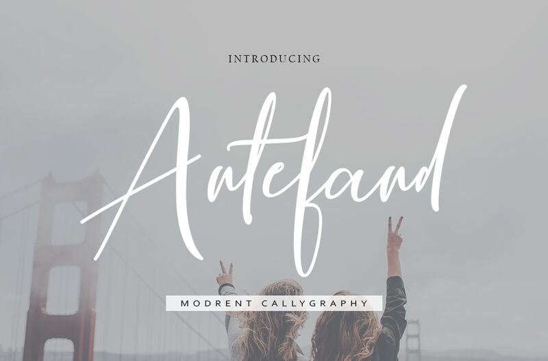 Antefand Schriftart