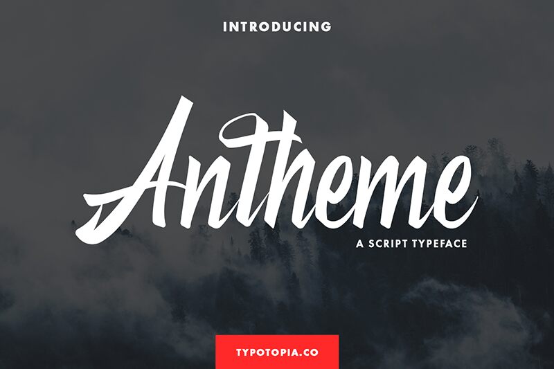 Antheme Schriftart