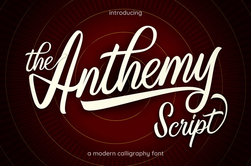 Anthemy Script Schriftart