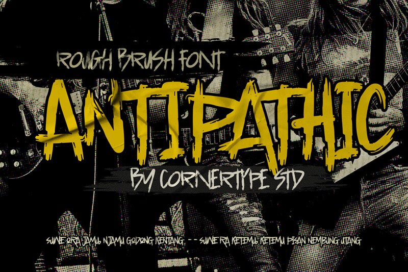 Antipathic Schriftart