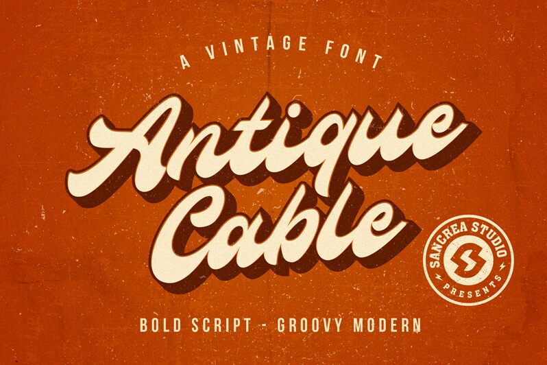 Antique Cable Carattere