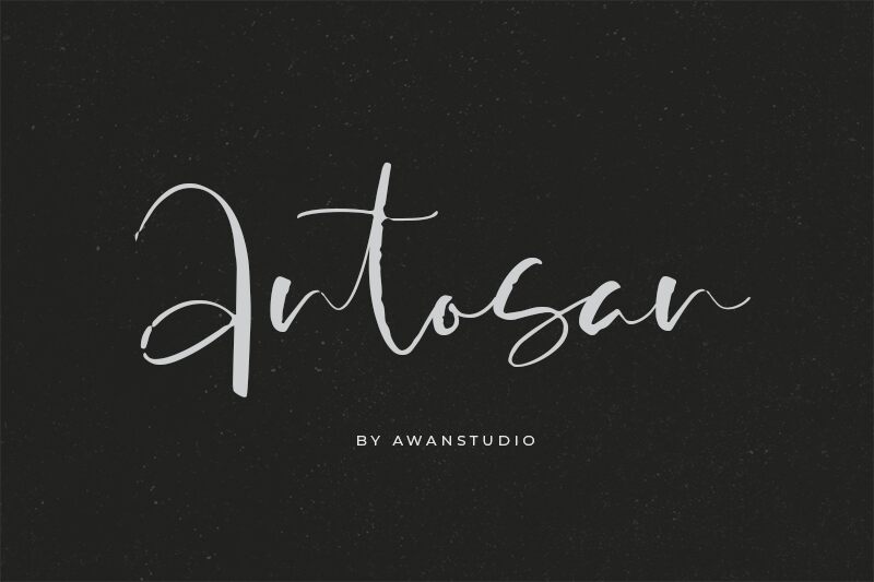 Antosan Шрифт