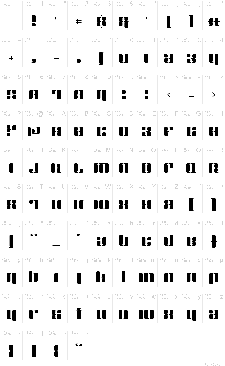 AnarkFatStencil Font