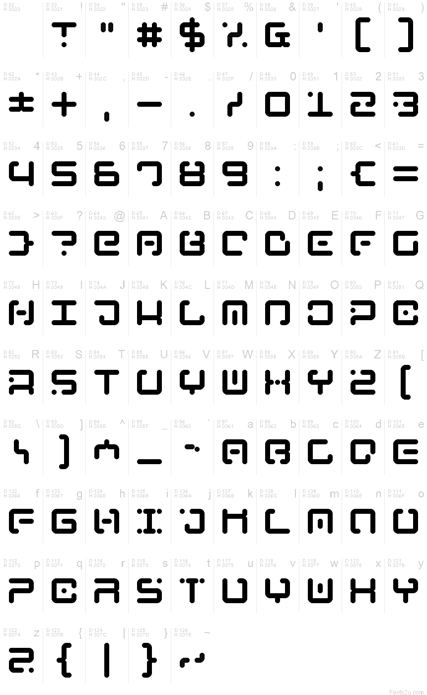 Ancient Venusian Font 