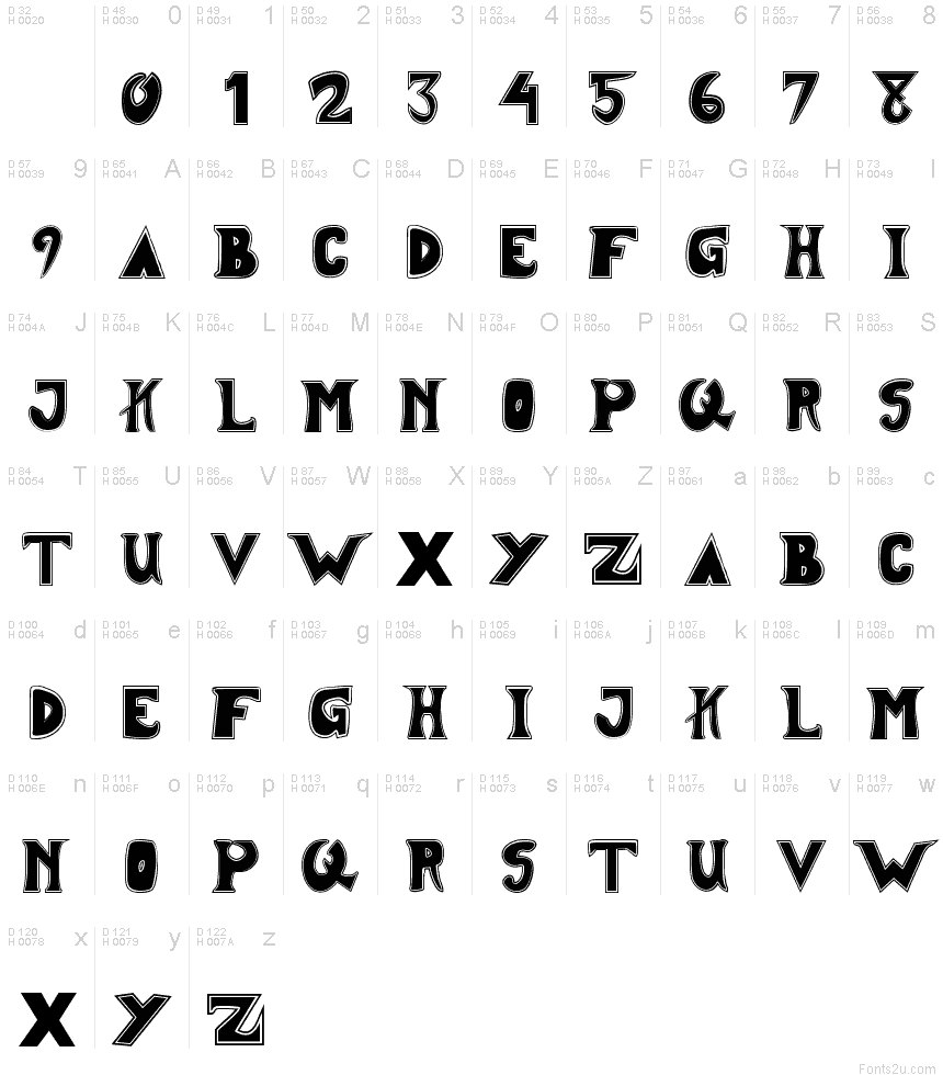 ANDROMEDA Normal font | Fonts2u.com