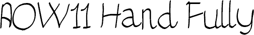 AOW11Hand Fully Regular fuente
