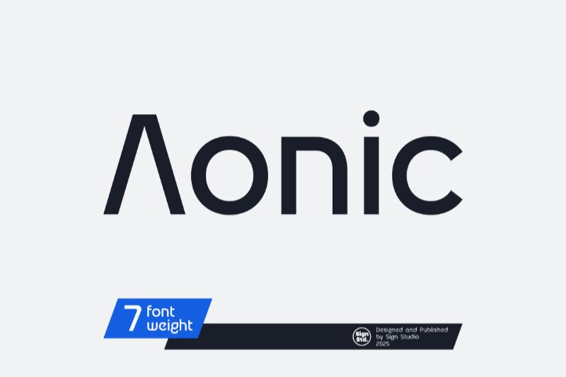 Aonic Czcionka
