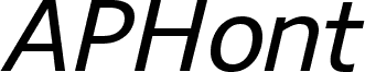 APHont Italic