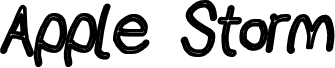 AppleStorm Chalkboard Italic