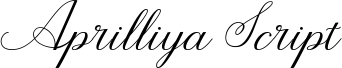Aprilliya script Regular