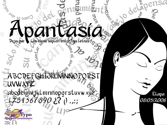 apantasia 字体