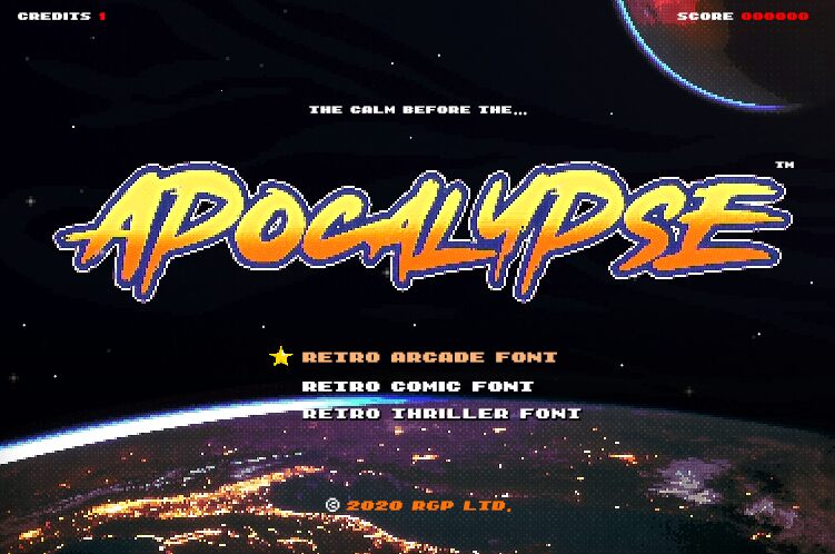 Apocalypse Grunge Schriftart