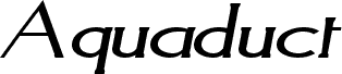 Aquaduct Italic
