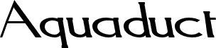 Aquaduct Reverse Italic