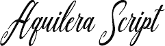 Aquilera Script Regular