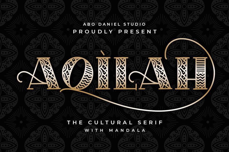 Aqilah Schriftart