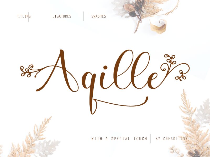 Aqille Schriftart