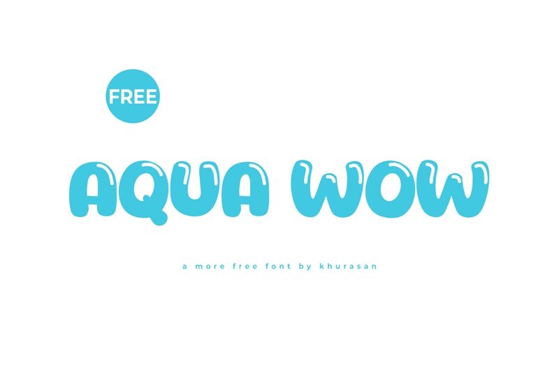 Aqua Wow フォント