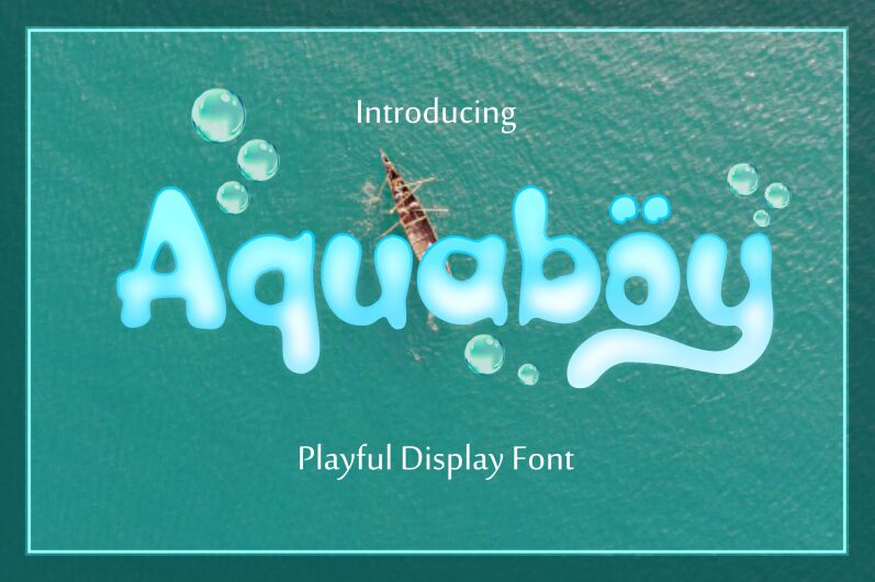 Aquaboy Schriftart