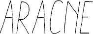 Aracne Condensed Light Italic
