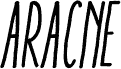 Aracne Ultra Condensed Regular Italic